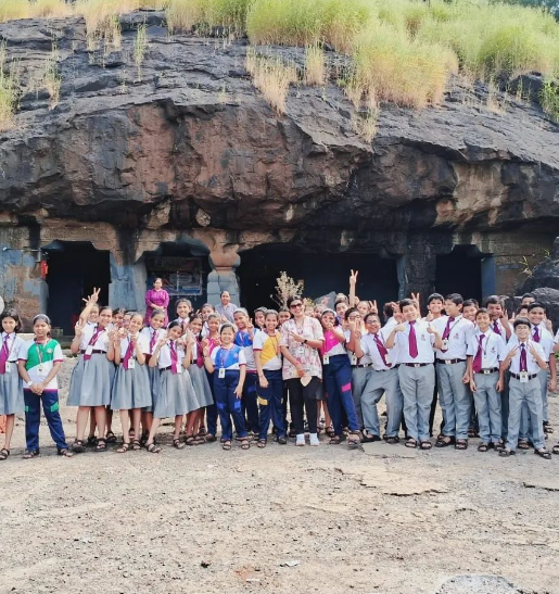 Exploring Nature’s Masterpiece: A Journey to Lonad Cave with Grade V Scholars at The Cambria International School & Jr. College